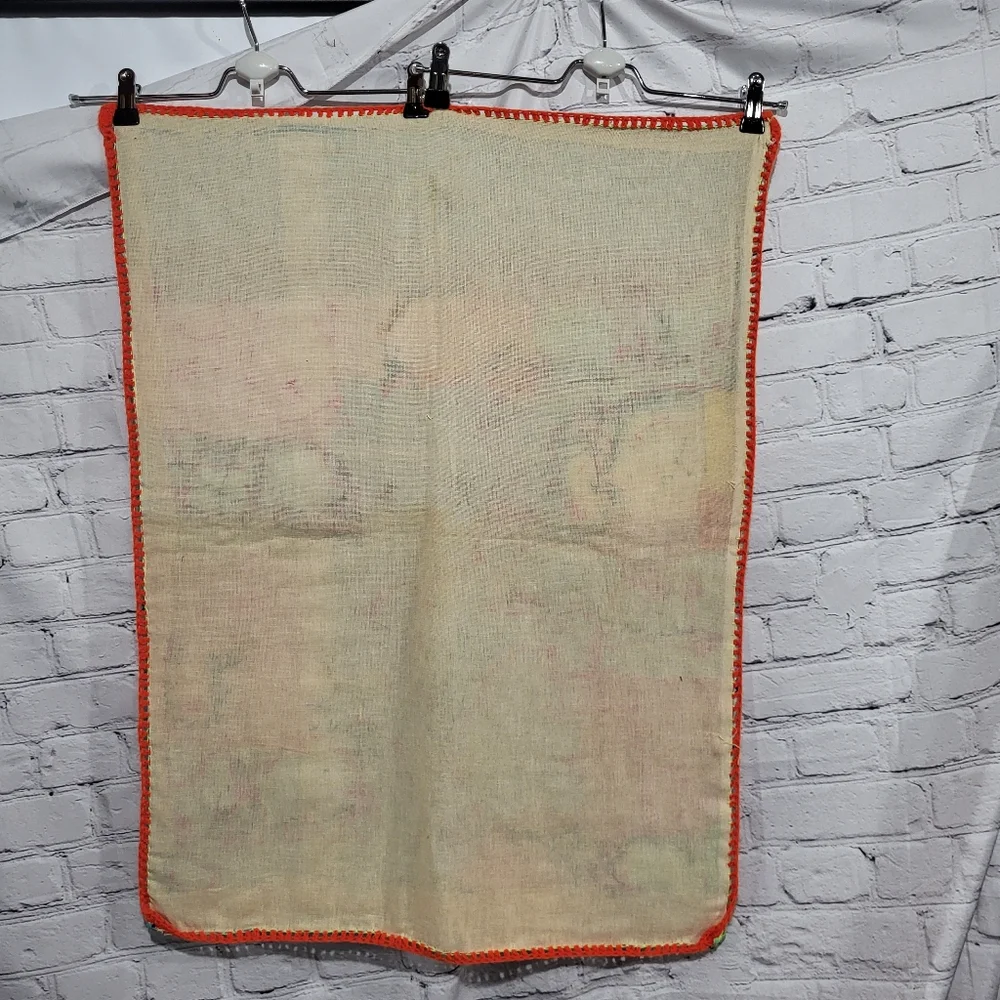 Peruvian Wall Art Tapestry textile Folk Art embroidered 3D